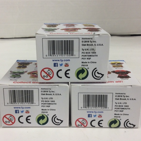 TY Mini Boos Collectibles Figures Paw Patrol - Picture 4 of 6